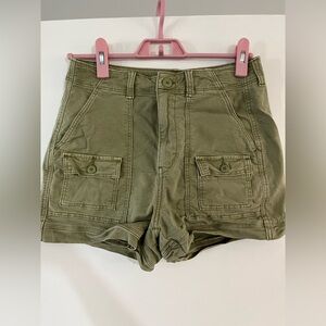 American Eagle Outfitters Green Cargo Shorts